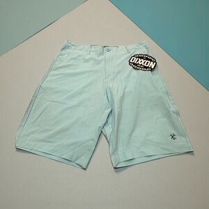 Dixxon Shorts Mens 34 Light Blue Stretch Performance Golf Casual Summer Outdoor
